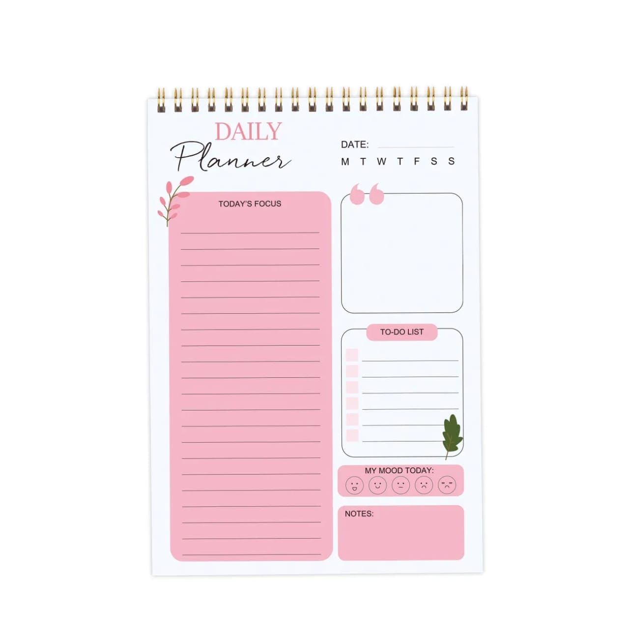 shah and company mumbai Daily Planner Stay Organized with Our Spiral  Planner for Students - 60 Sheets Included