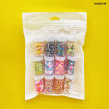 Shakers & Sequins  Diy Beads Bottle 12Pc Shbs12B