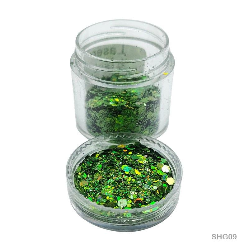 Shimmer Glitter Laser L Green Code Shg09