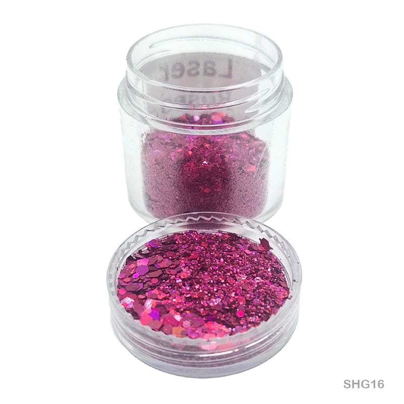 MG Traders 1 Resin Art & Supplies Shg16 Shimmer Glitter Laser Rose