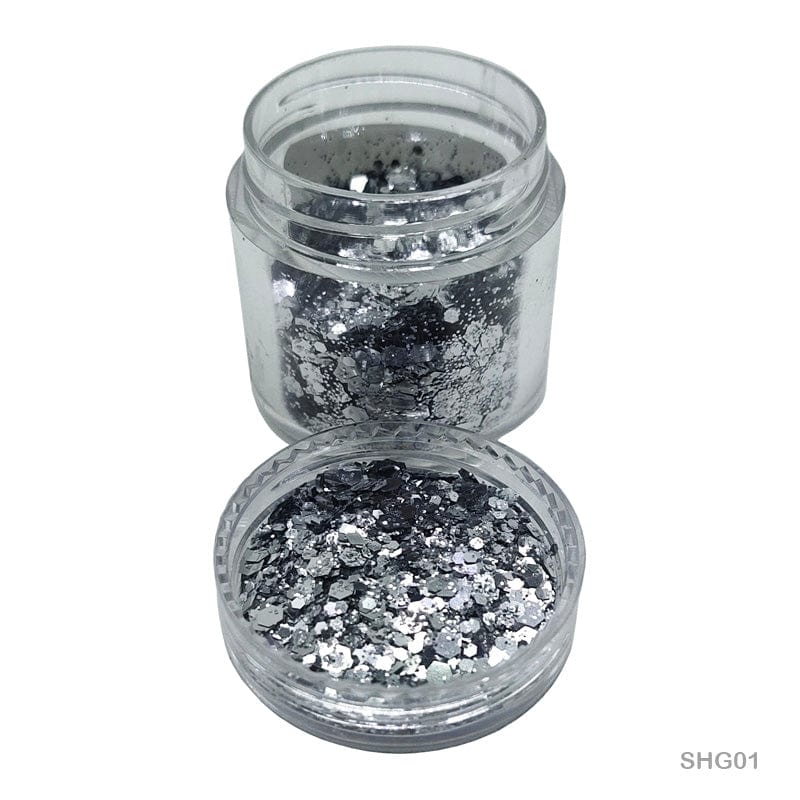 MG Traders 1 Resin Art & Supplies Shg01 Shimmer Glitter Silvery