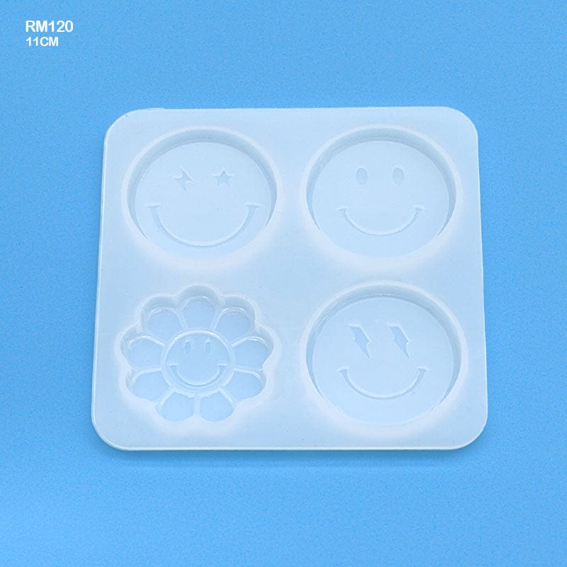 MG Traders 1 Resin Art & Supplies Rm120 Silicon Mold Smiley Popsocket 11Cm