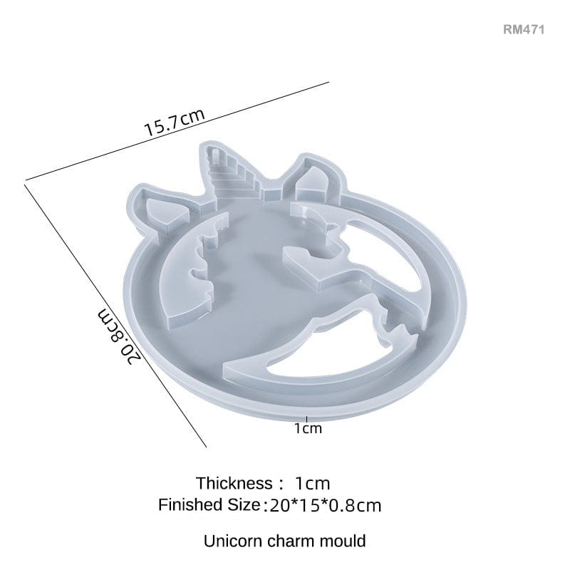 MG Traders Mould Rm471 Silicon Mould (20.8 X 15.7 X 1Cm)