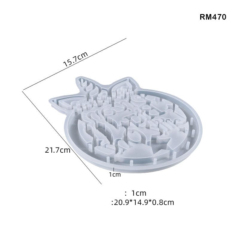 MG Traders Mould Rm470 Silicon Mould (21.7 X 15.7 X 1Cm)