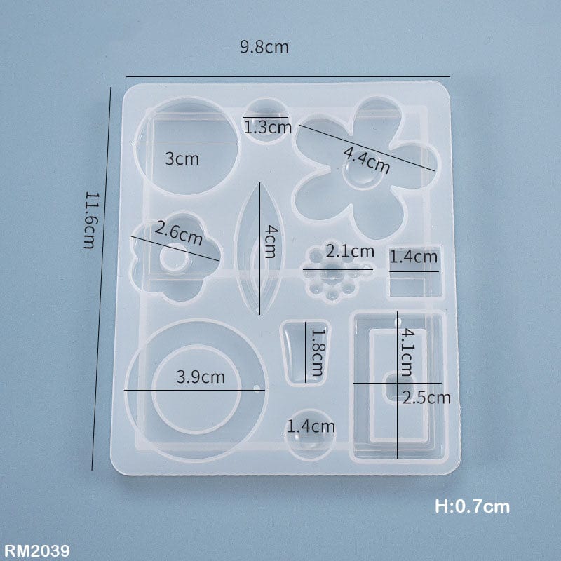 Rm2039 Silicon Mould (9.8X11.6Cm)