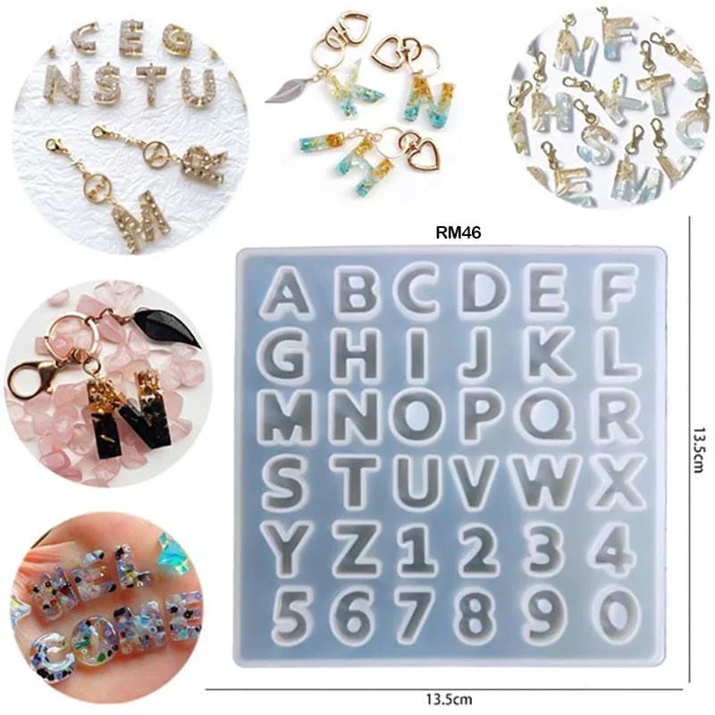 MG Traders Resin Art & Supplies Rm46 Silicone Mold (13 X 13 Cm)