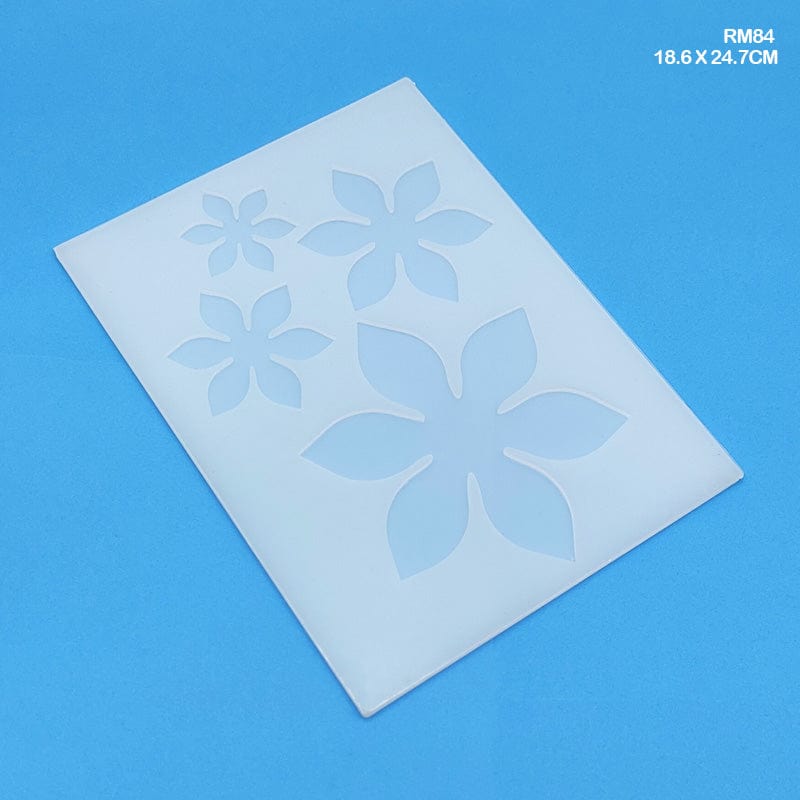 MG Traders Mould Rm84 Silicone Mold 4 Flower 18.5 X 24.6Cm