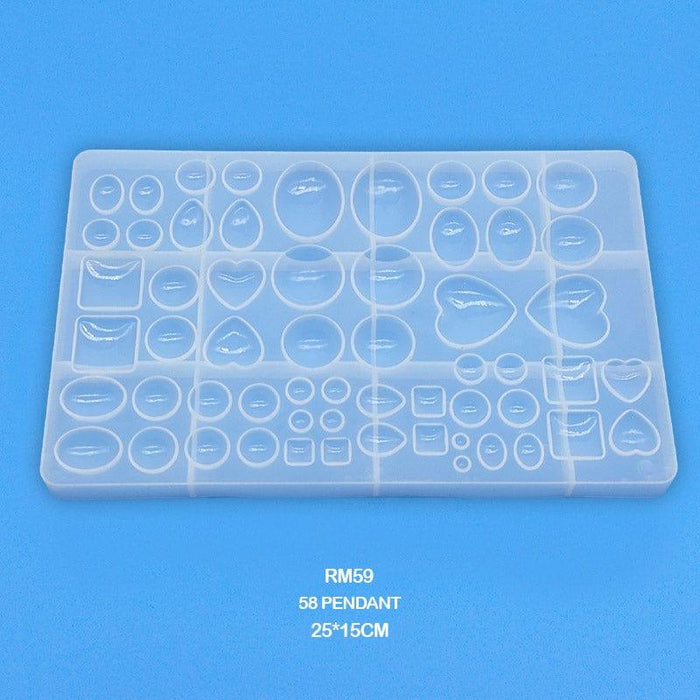 Silicone Mould 58 Pendant 25*15Cm      Code  Rm59