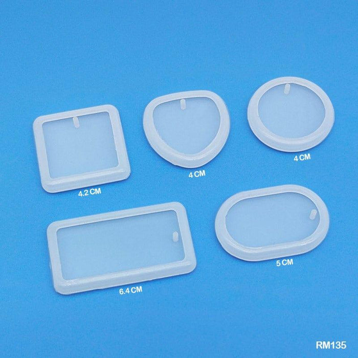 Silicone Mould 5Pc Set       Code  Rm135