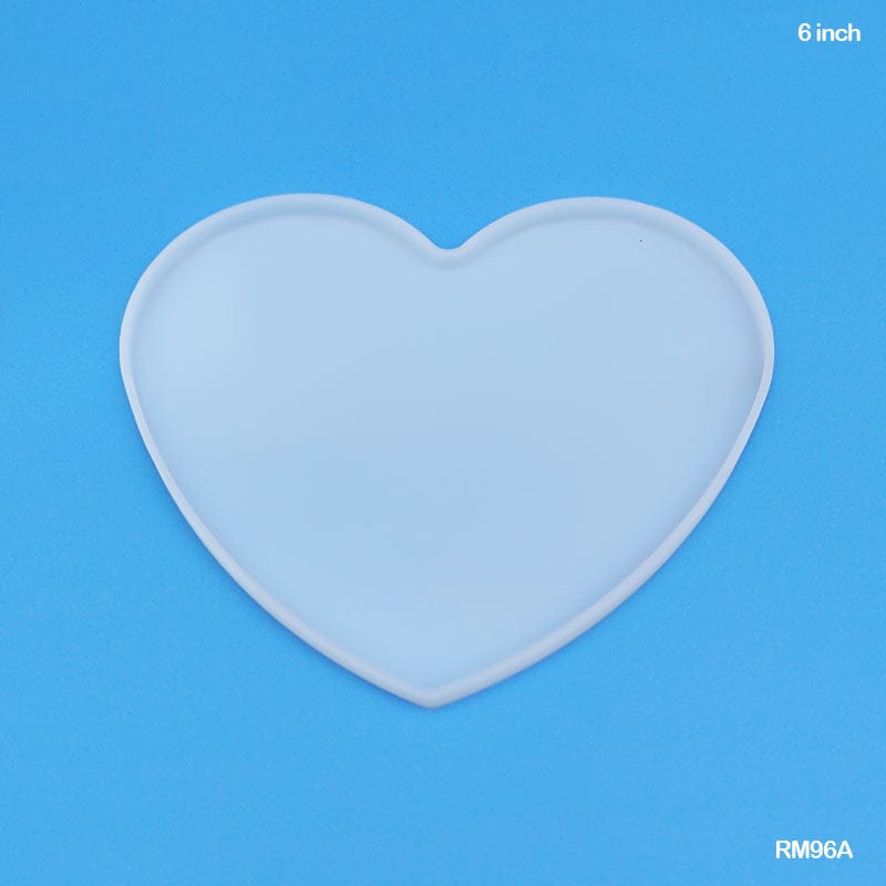 MG Traders Resin Art & Supplies Rm96A Silicone Mold Heart 19Cm