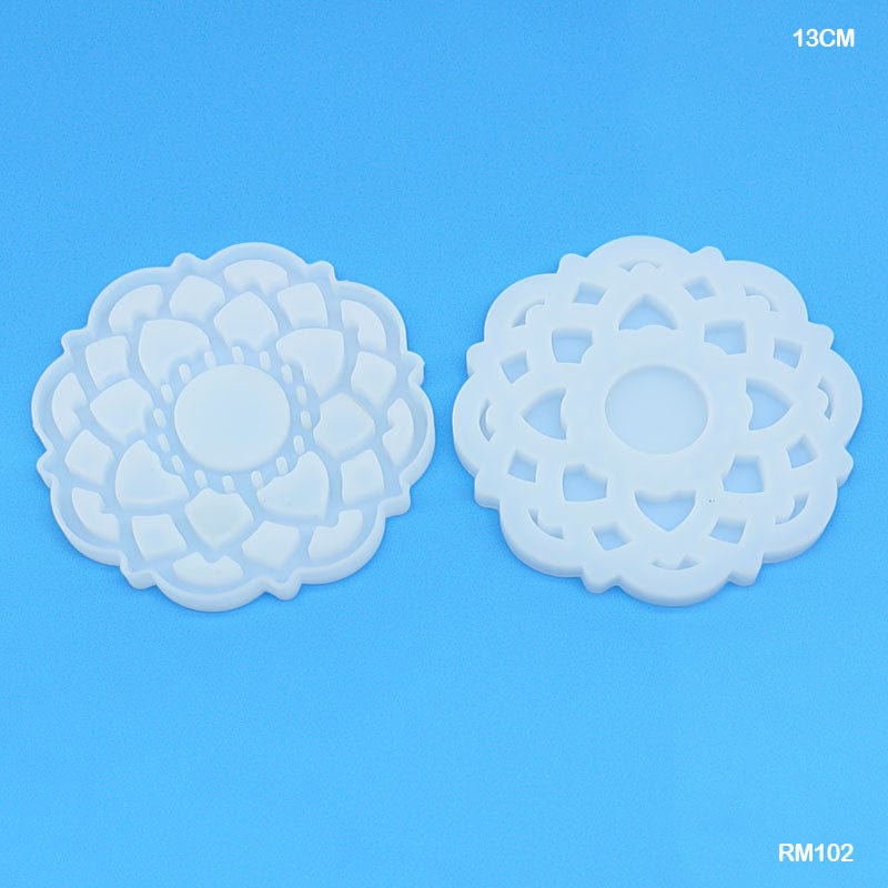 MG Traders Mould Rm102 Silicone Mold Mandala 13Cm