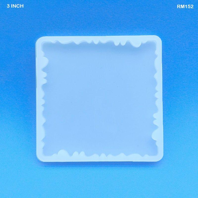Silicone Mould Zigzag Square 3Inch      Code  Rm152