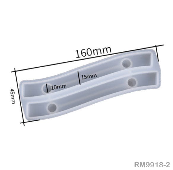 MG Traders 1 Resin Art & Supplies Rm9918-2 Silicone Mould (19 X 1.5Cm)