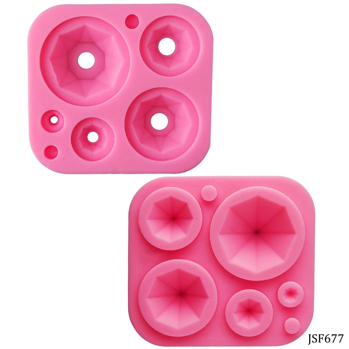 jags-mumbai Mould Silicone Mould 5 Piece Diamond Set JSF677