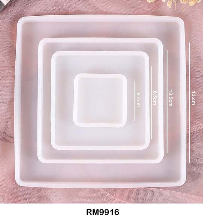 MG Traders Resin Art & Supplies Rm9916 Silicone Mould (6Cm,10Cm,18Cm)