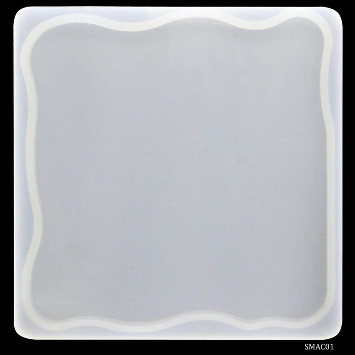 Silicone Mould Agate Coaster (Square)
