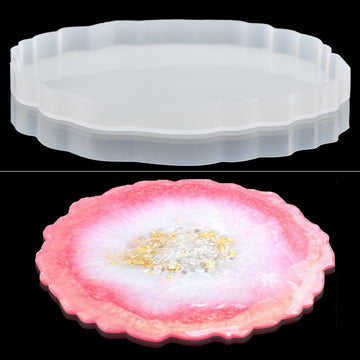 Silicone Mould Agate Plate Design 6 Inch SMAP6IN