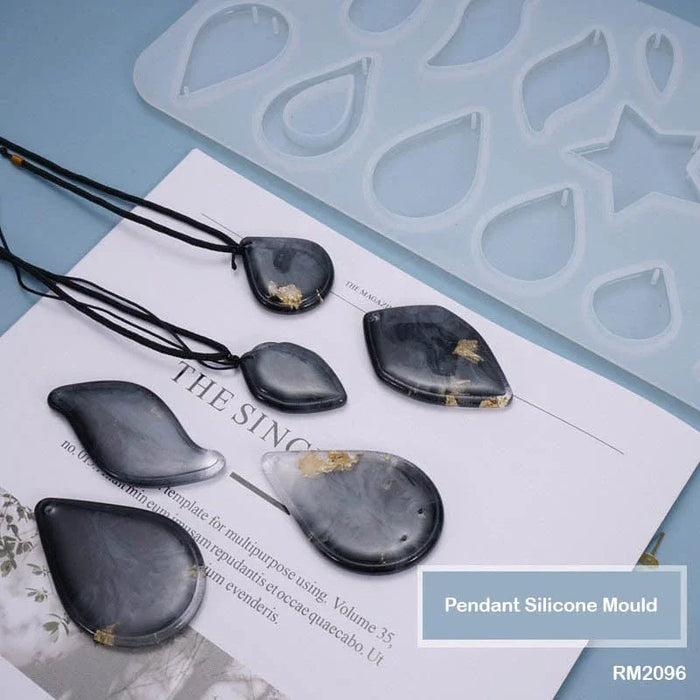 Large Teardrop Earring & Pendant Silicone Mould for Resin
