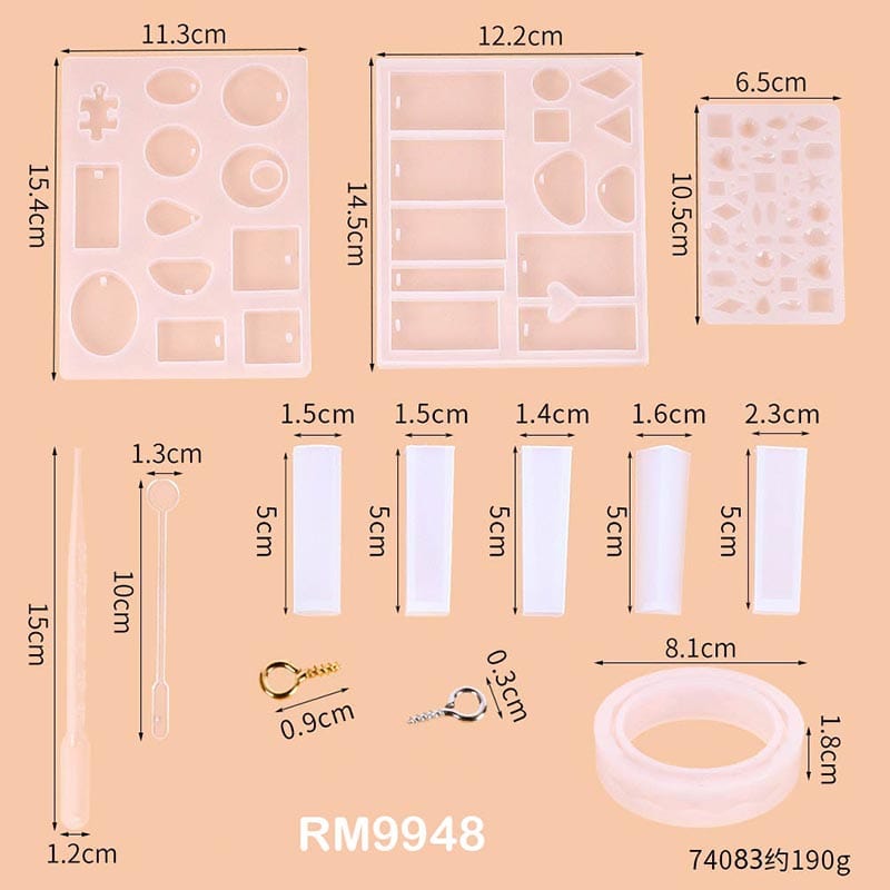 MG Traders 1 Resin Art & Supplies Rm9948 Silicone Mould