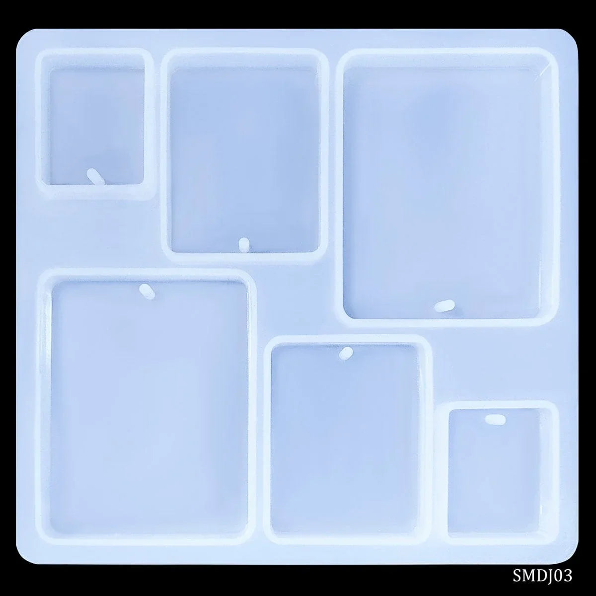 Silicone Mould Diy Jewelry Locket Pendant Rectangle SMDJ03