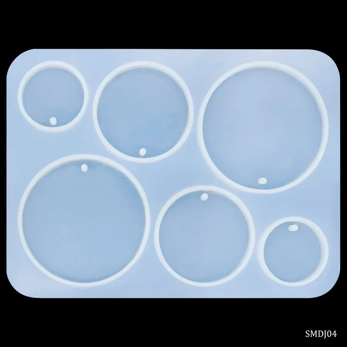 Silicone Mould Diy Jewelry Locket Pendant Round Shape SMDJ04