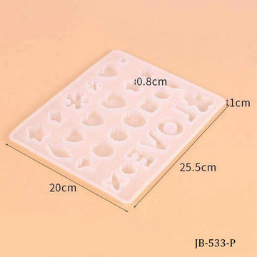 Silicone Mould Flower With Love JB-533-P