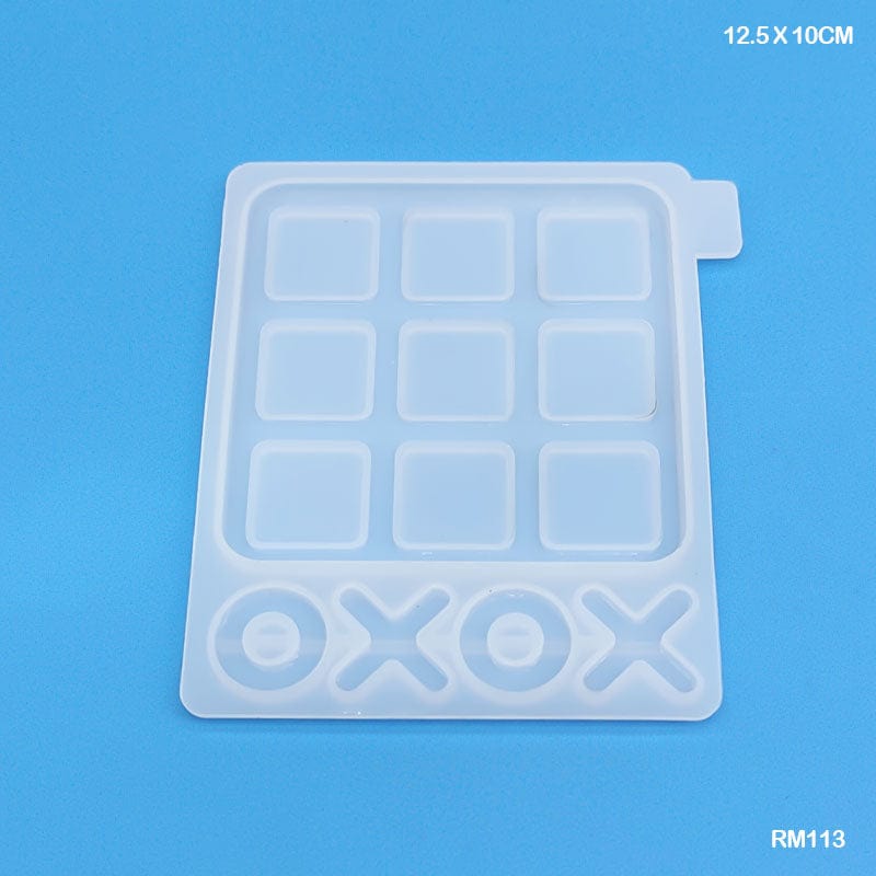 Rm113 Silicone Mould for Resin  9 Heart 12.5 X 10Cm