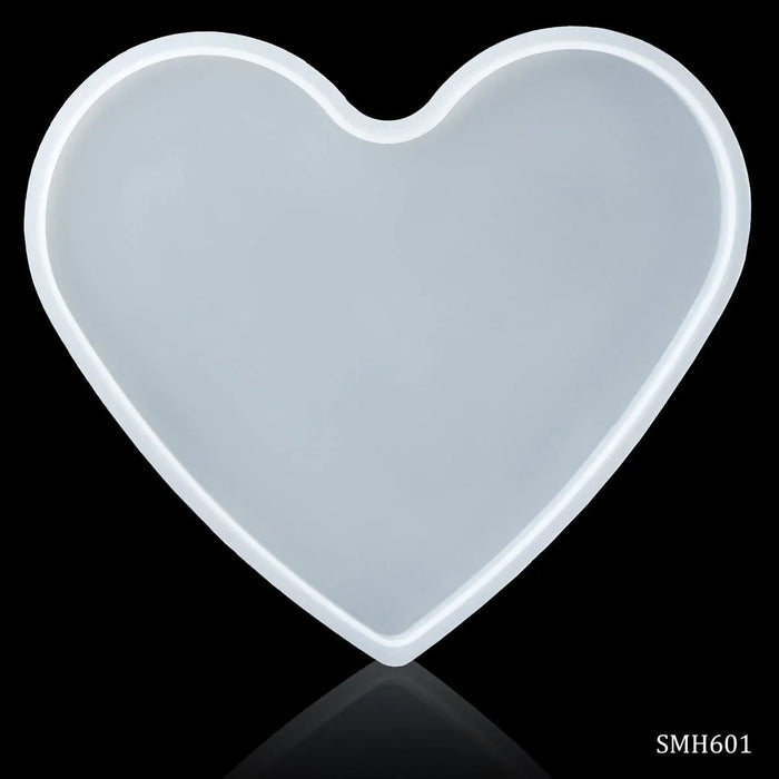 Silicone Mould Heart 10MM Deep 6 Inch SMH601
