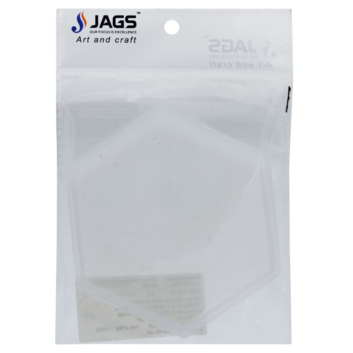 jags-mumbai Mould Silicone Mould Hexagon 6 Curve Coaster SMH600