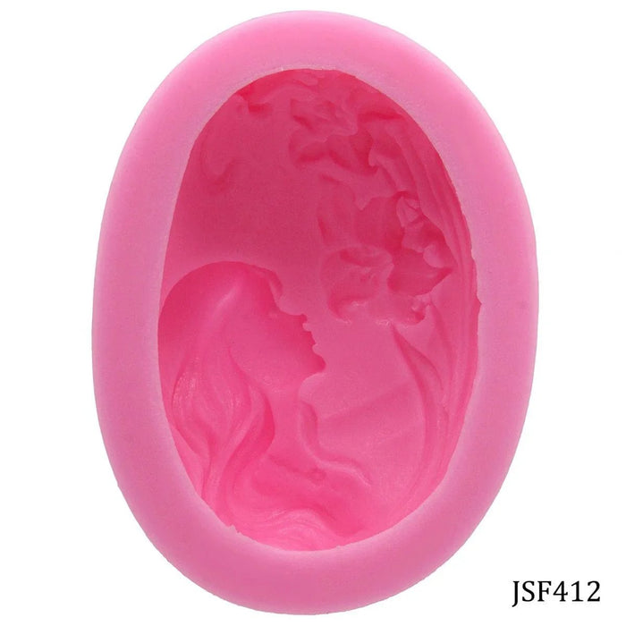 Silicone Mould Long Hair Fairy JSF412