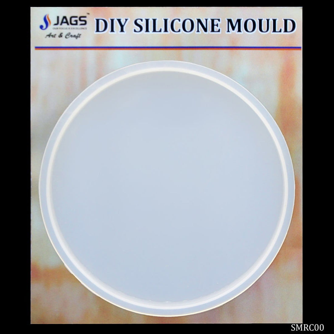 jags-mumbai Mould Silicone Mould Round Coaster 4inch 6mm Deep SMRC00