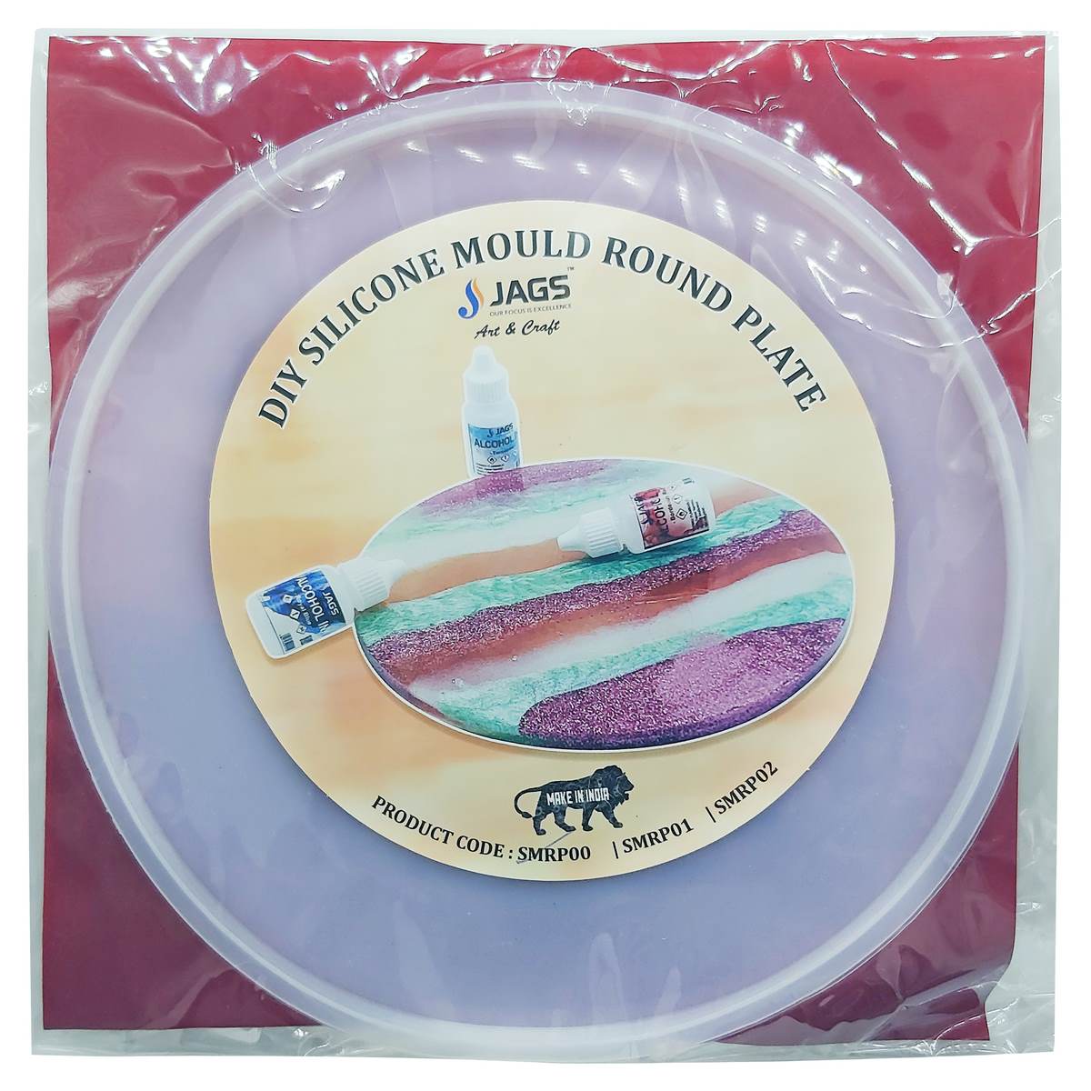 jags-mumbai Mould Silicone Mould Round Plate 8inch SMRP00