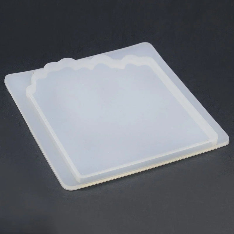 jags-mumbai Mould Silicone Mould | Square Agate 1-Coaster