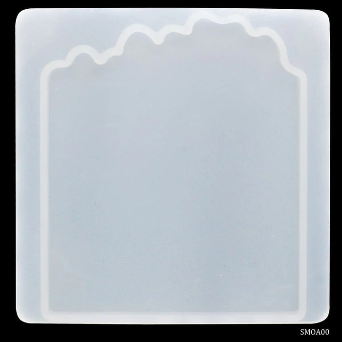 Silicone Mould | Square Agate 1-Coaster