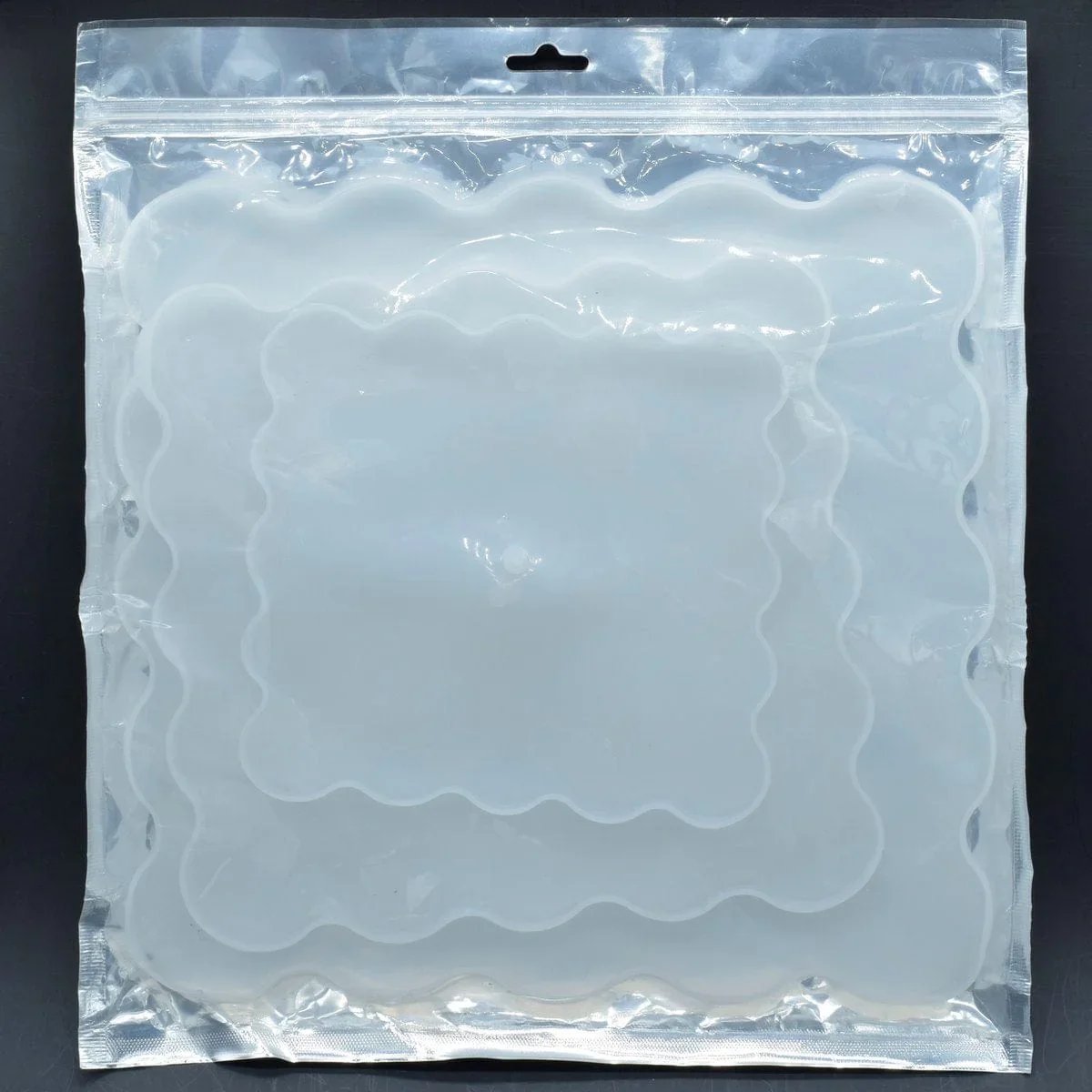 jags-mumbai Mould Silicone Mould Square Flower Design 3Pcs SMSF00