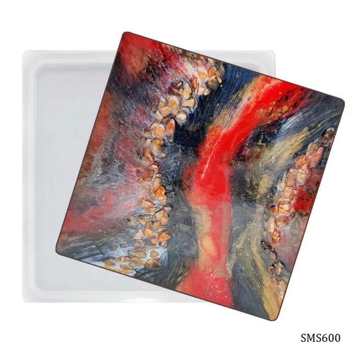 Silicone mould square 6 inch for resin art