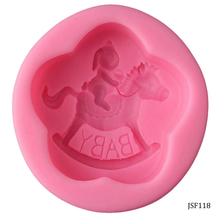 Silicone Mould Wooden Horse JSF118