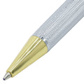 jags-mumbai Ball Pens Silver Ball Pen With Gold Clip