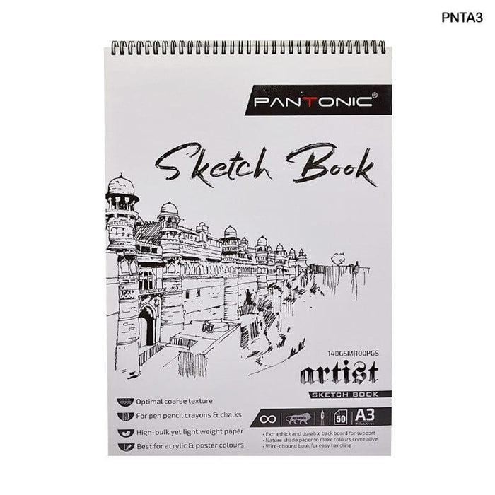 Sketch Book A3 140Gsm 100Pgs      Code  Pnta3