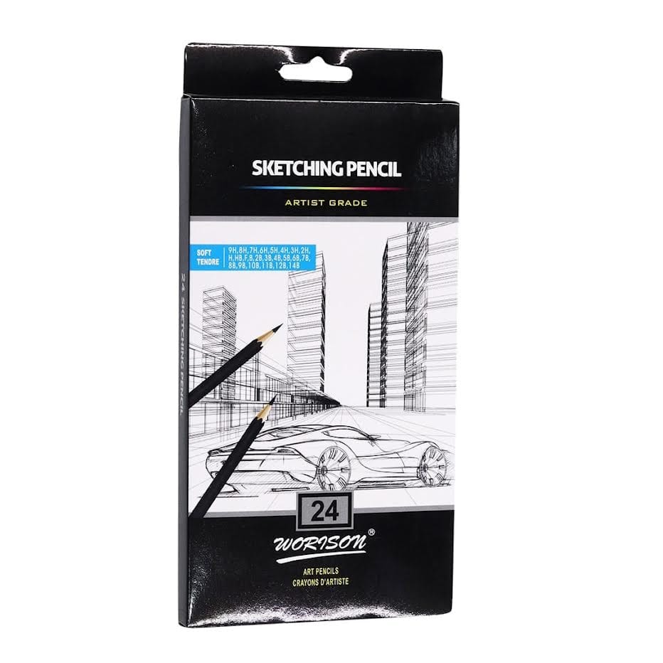 Ravrai Craft - Mumbai Branch Stationery Sketching Pencil 24Pcs