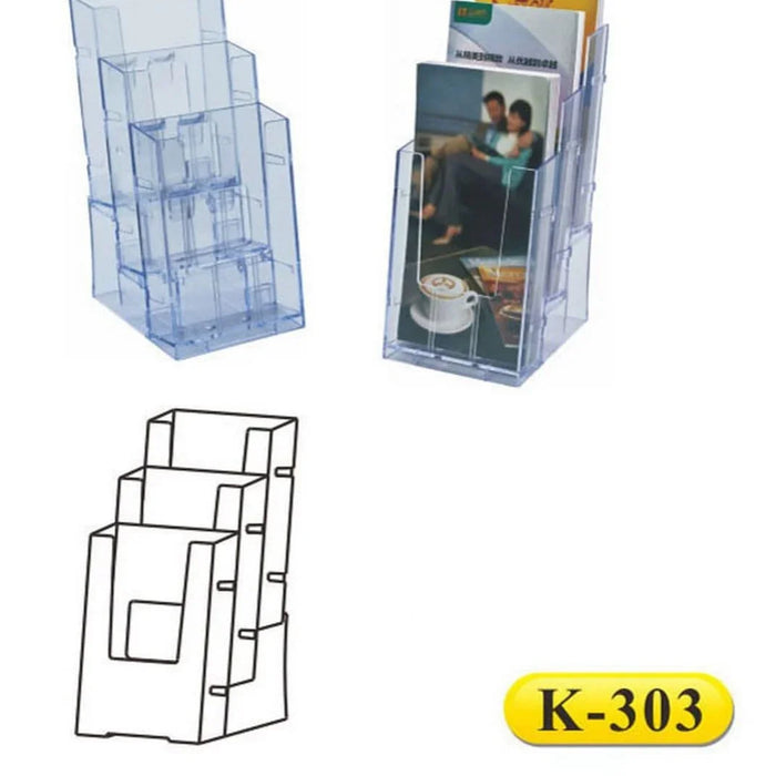 Sleek and Sturdy: 3-layer Display Stand Set for Professional Presentations | Pack of 1 Stand