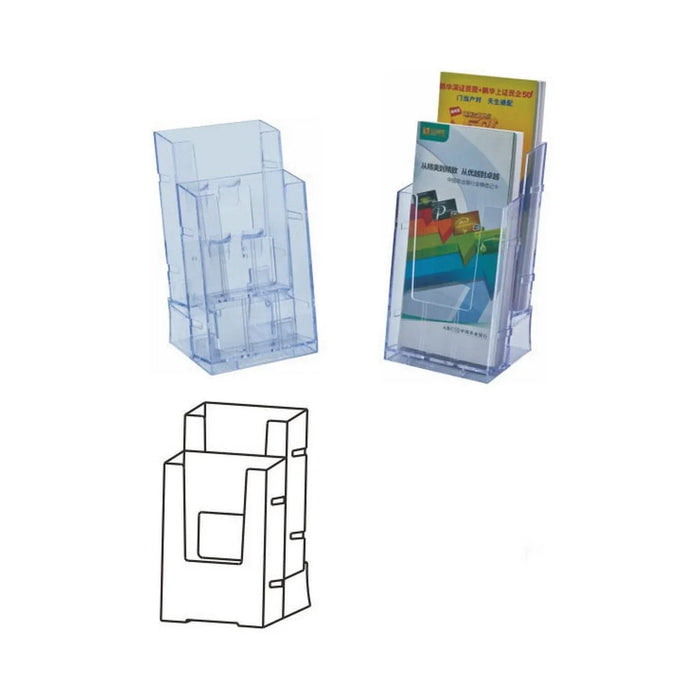 Sleek and Sturdy: The 2-Layer Display Stand Set for Professional Presentations