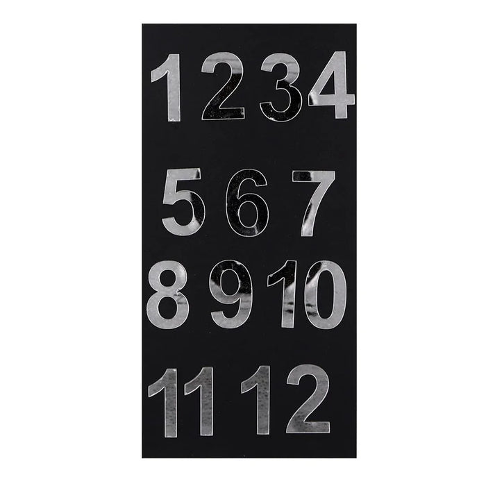 Sleek Silver Acrylic Cutout Number/Letter - 10-Inch Decorative Accent Piece