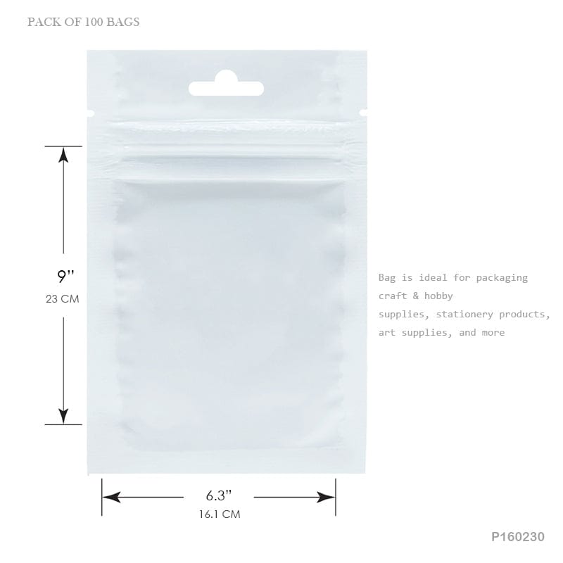 MG Traders Bag Small Business Packing Bags Pp Bag 160X230Mm 100Pcs