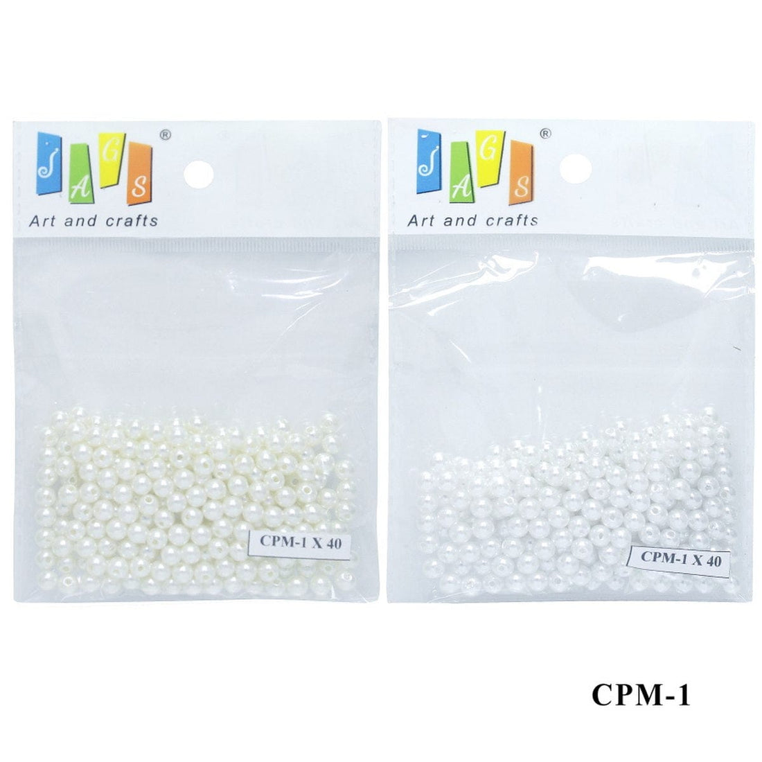 jags-mumbai DIY Craft raw material Small Craft Pearls 25gm