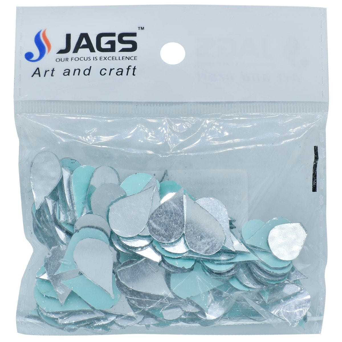 jags-mumbai Lippan Small Glass mirrors for Picchwai Craft & Lippan Craft- Approximately 25 Grams