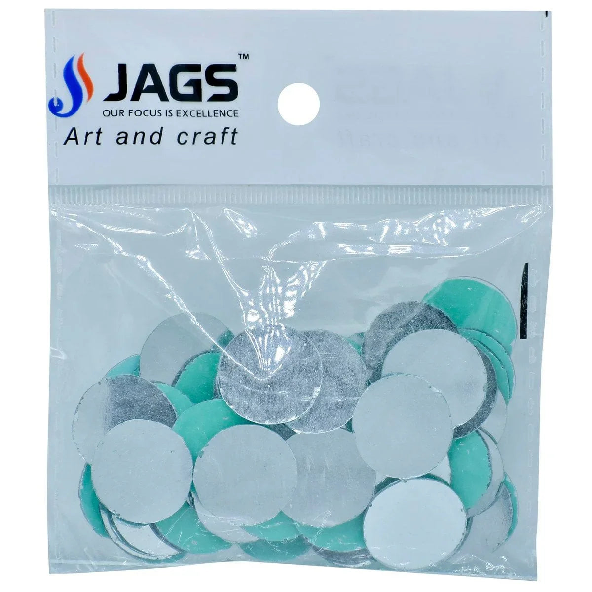 jags-mumbai Lippan Small Glass mirrors for Picchwai Craft & Lippan Craft- Approximately 25 Grams