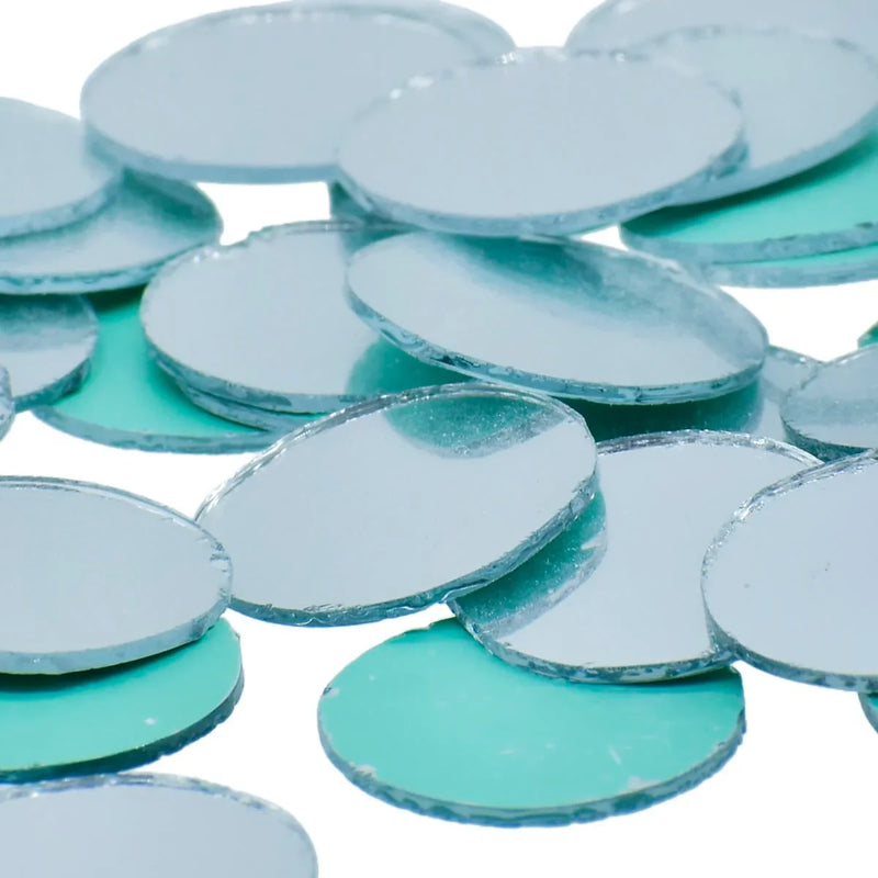 jags-mumbai Lippan Small Glass mirrors for Picchwai Craft & Lippan Craft- Approximately 25 Grams