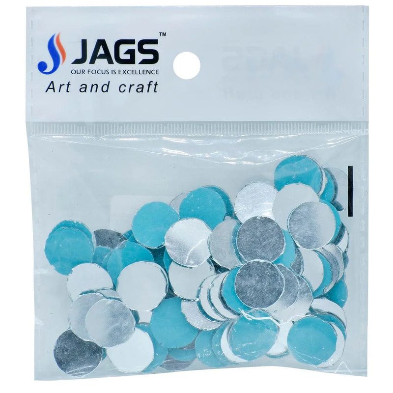 jags-mumbai Lippan Small Glass mirrors for Picchwai Craft & Lippan Craft- Approximately 25 Grams