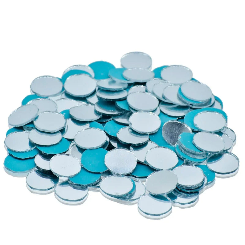 jags-mumbai Lippan Small Glass mirrors for Picchwai Craft & Lippan Craft- Approximately 25 Grams